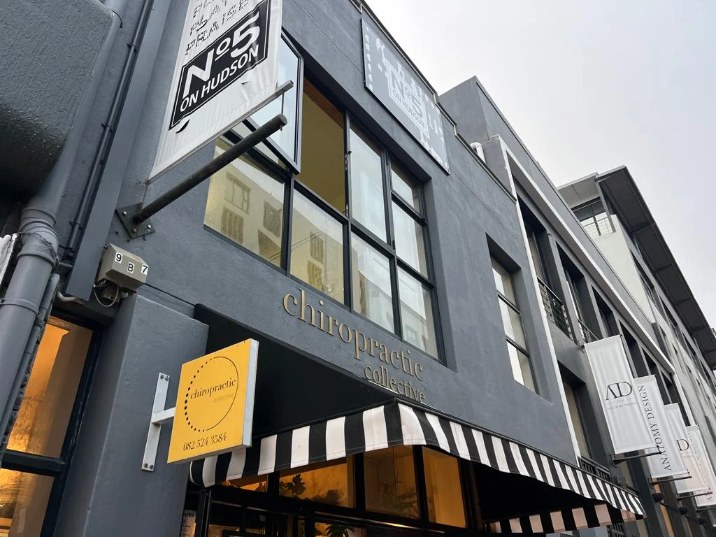 DRS Massage studio exterior at 5 Hudson Street, De Waterkant